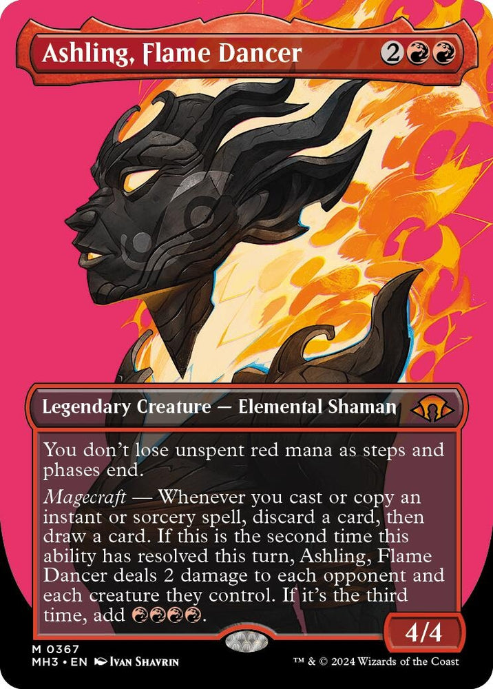Image for Ashling, Flame Dancer (Borderless) (367) [Modern Horizons 3]