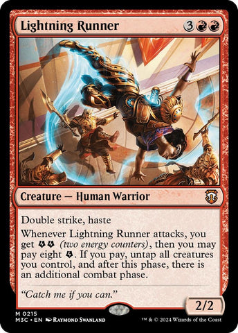 Image for Lightning Runner (215) [Commander: Modern Horizons 3]