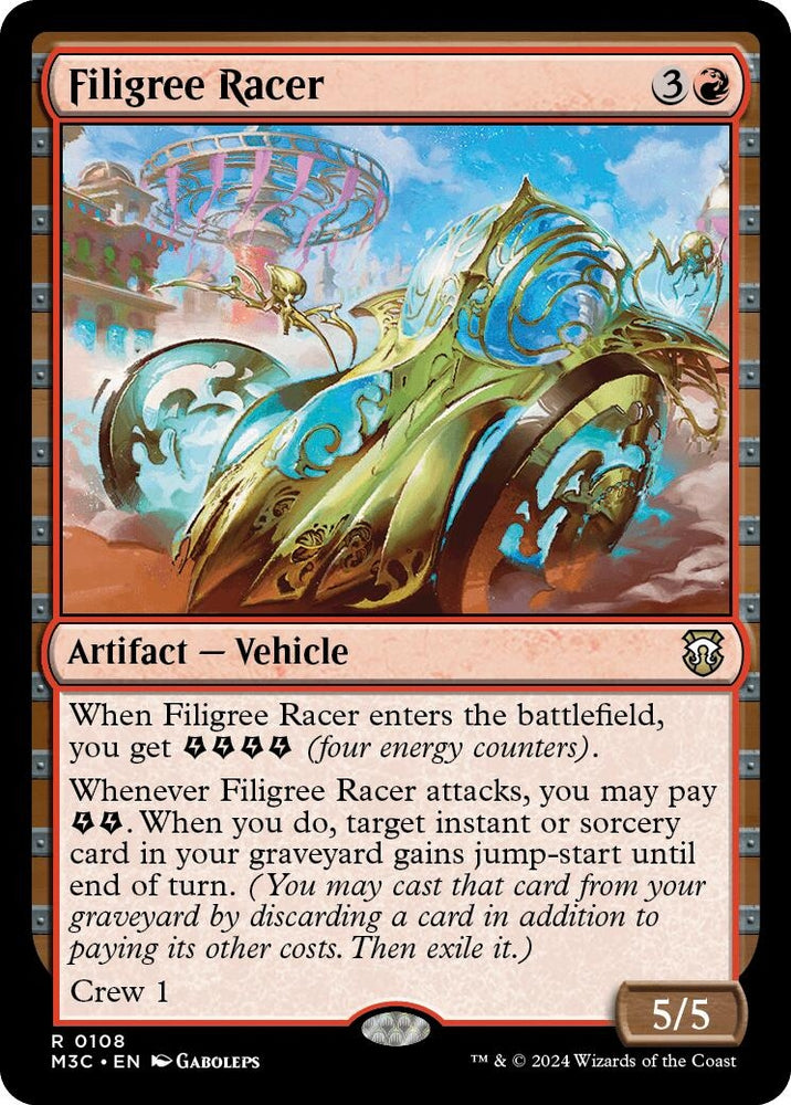 Image for Filigree Racer (108) [Commander: Modern Horizons 3]