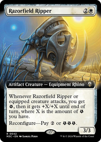 Image for Razorfield Ripper (Extended Art) (42) [Commander: Modern Horizons 3]