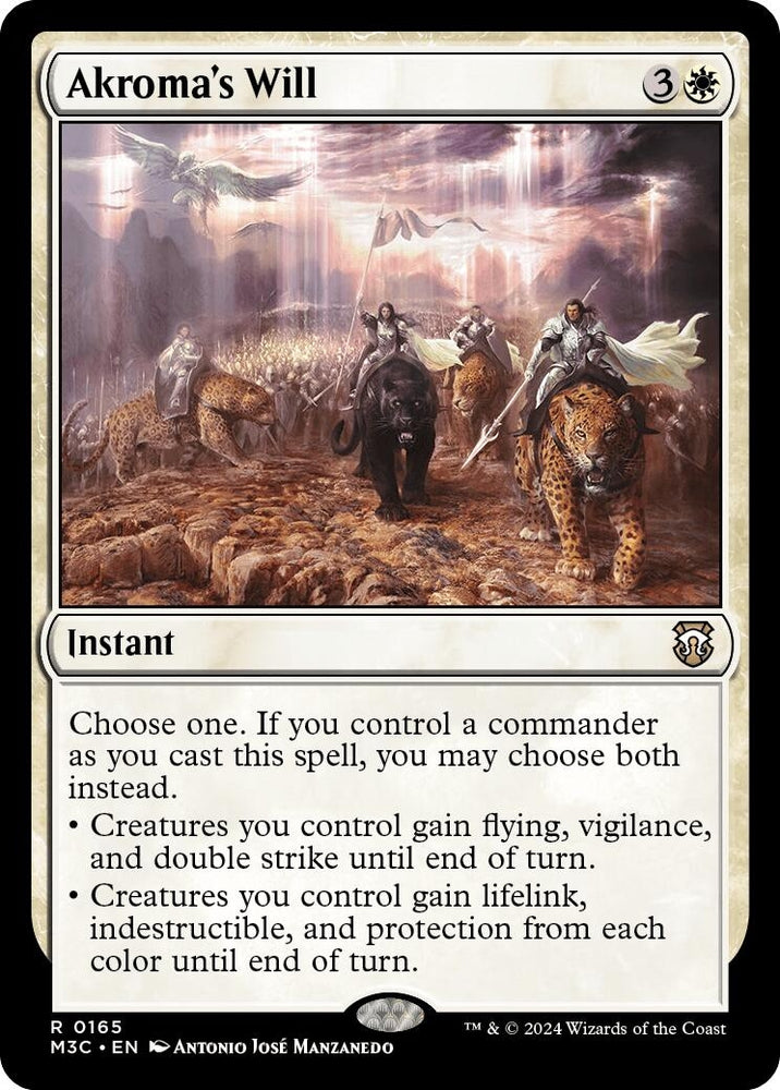 Image for Akroma's Will (Ripple Foil) (165) [Commander: Modern Horizons 3]