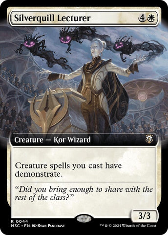 Image for Silverquill Lecturer (Extended Art) (Ripple Foil) (44) [Commander: Modern Horizons 3]