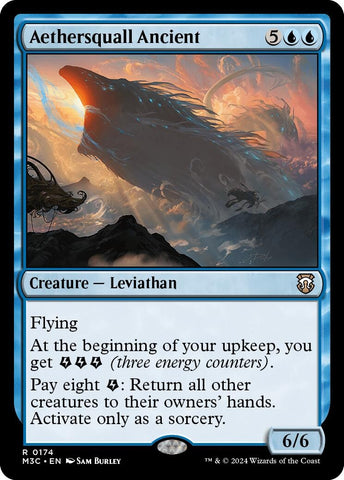 Image for Aethersquall Ancient (Ripple Foil) (174) [Commander: Modern Horizons 3]