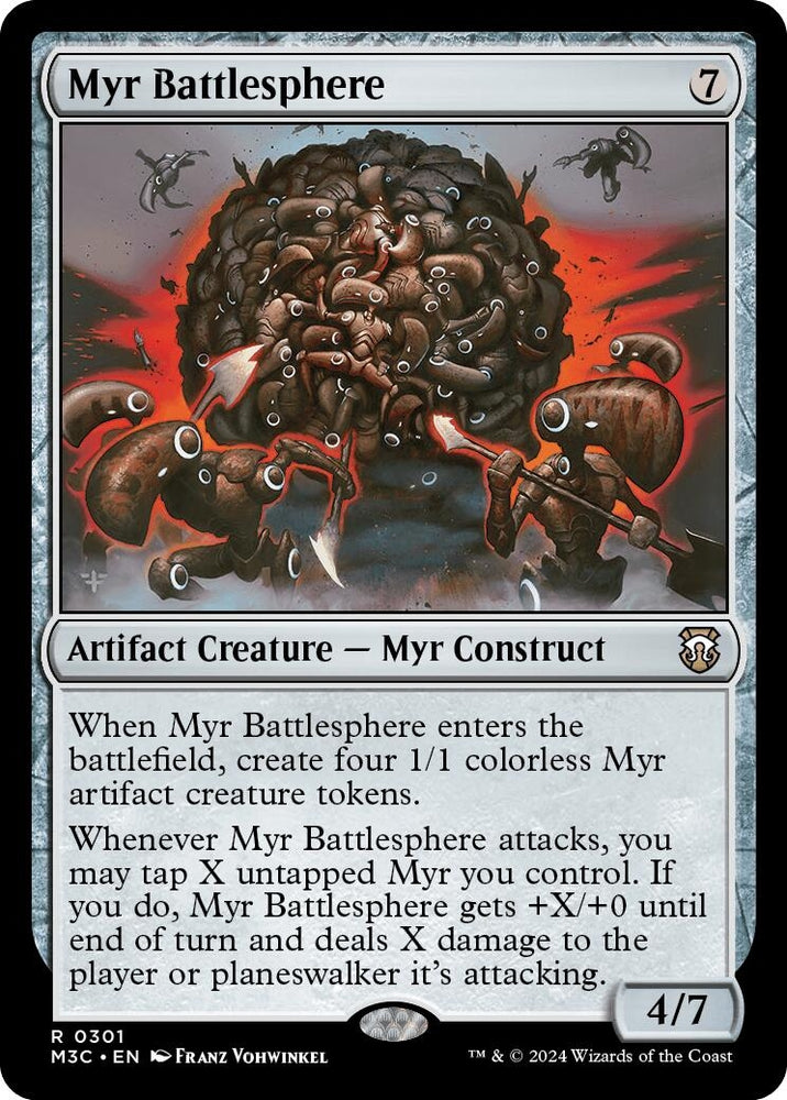 Image for Myr Battlesphere (Ripple Foil) (301) [Commander: Modern Horizons 3]