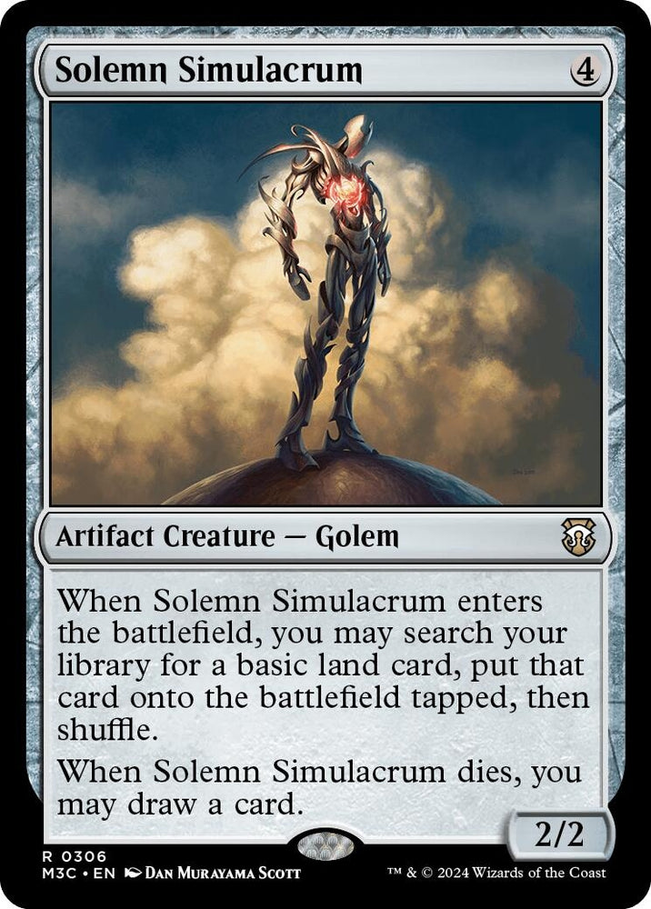 Image for Solemn Simulacrum (Ripple Foil) (306) [Commander: Modern Horizons 3]