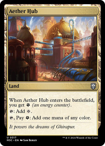 Image for Aether Hub (Ripple Foil) (317) [Commander: Modern Horizons 3]