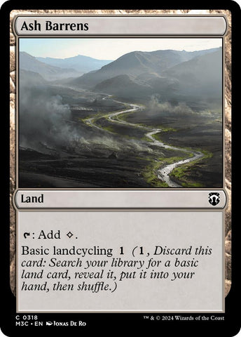 Image for Ash Barrens (318) [Commander: Modern Horizons 3]