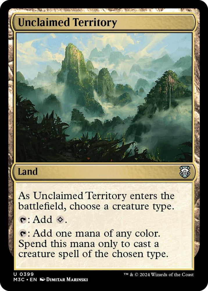 Image for Unclaimed Territory (399) [Commander: Modern Horizons 3]