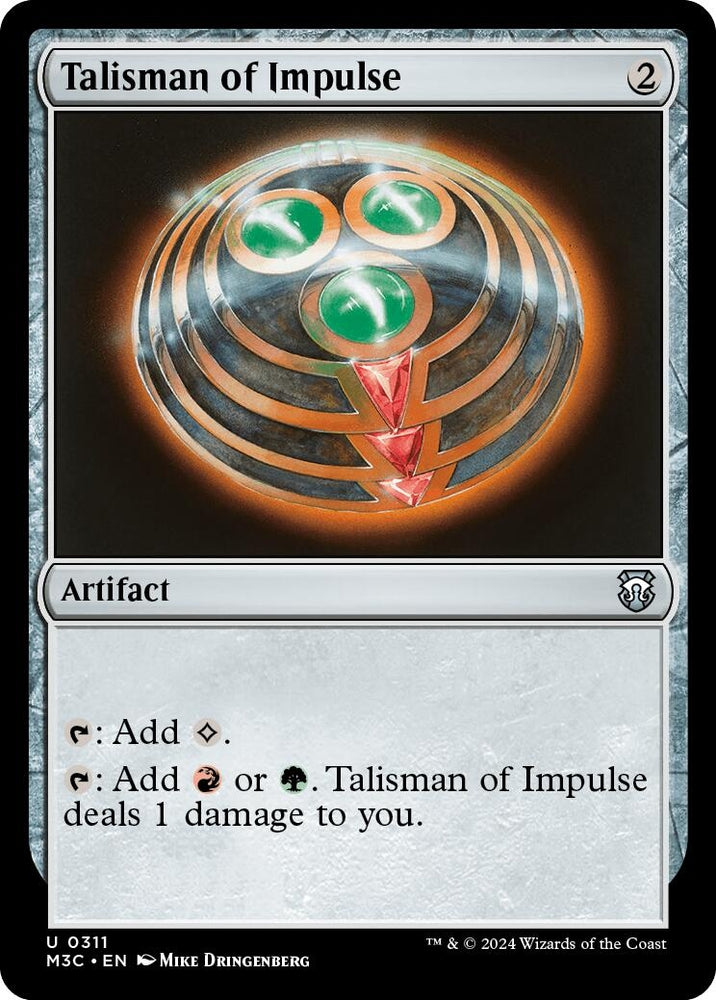 Image for Talisman of Impulse (311) [Commander: Modern Horizons 3]