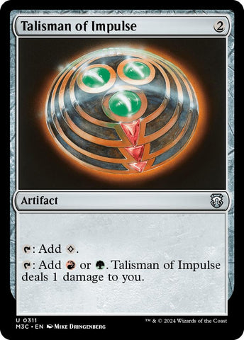 Image for Talisman of Impulse (311) [Commander: Modern Horizons 3]