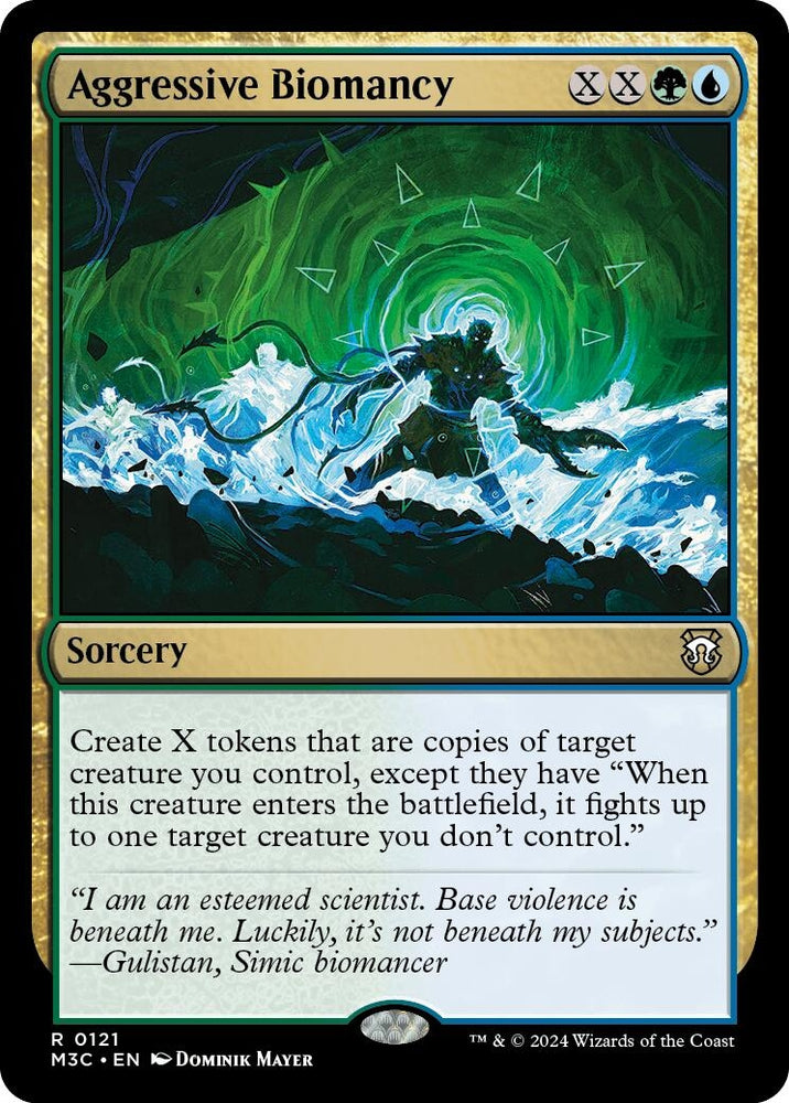 Image for Aggressive Biomancy (121) [Commander: Modern Horizons 3]