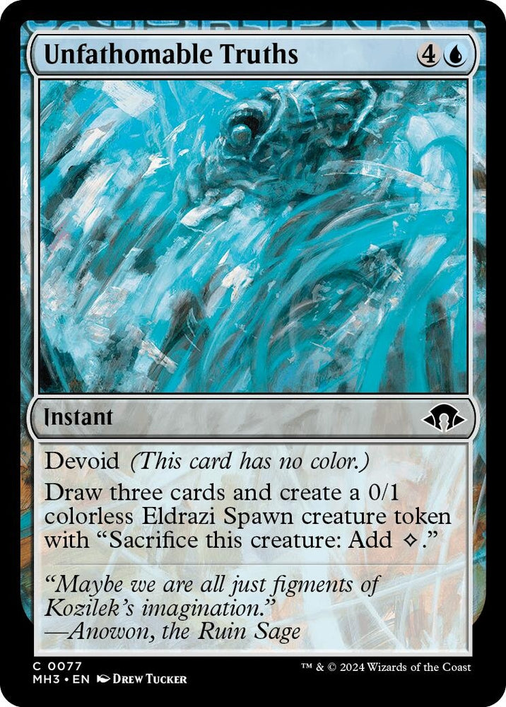 Image for Unfathomable Truths (77) [Modern Horizons 3]