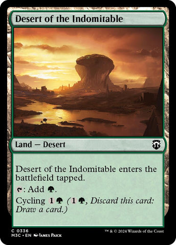 Image for Desert of the Indomitable (336) [Commander: Modern Horizons 3]