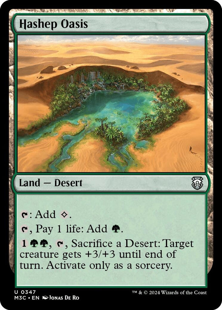 Image for Hashep Oasis (347) [Commander: Modern Horizons 3]