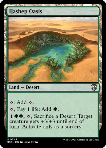 Image for Hashep Oasis (347) [Commander: Modern Horizons 3]