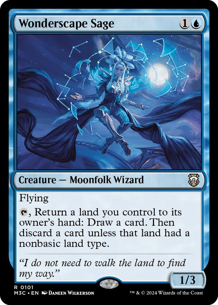 Image for Wonderscape Sage (101) [Commander: Modern Horizons 3]
