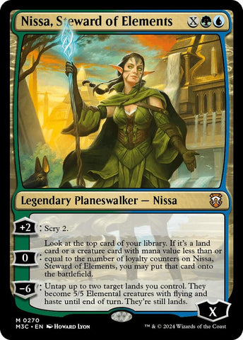 Image for Nissa, Steward of Elements (270) [Commander: Modern Horizons 3]