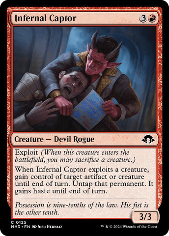Image for Infernal Captor (125) [Modern Horizons 3]