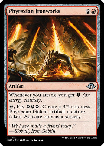 Image for Phyrexian Ironworks (130) [Modern Horizons 3]