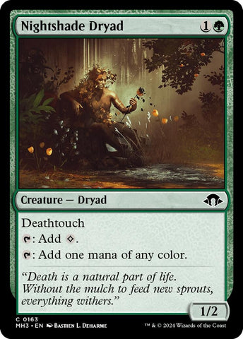 Image for Nightshade Dryad (163) [Modern Horizons 3]