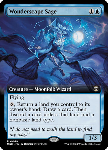 Image for Wonderscape Sage (Extended Art) (49) [Commander: Modern Horizons 3]