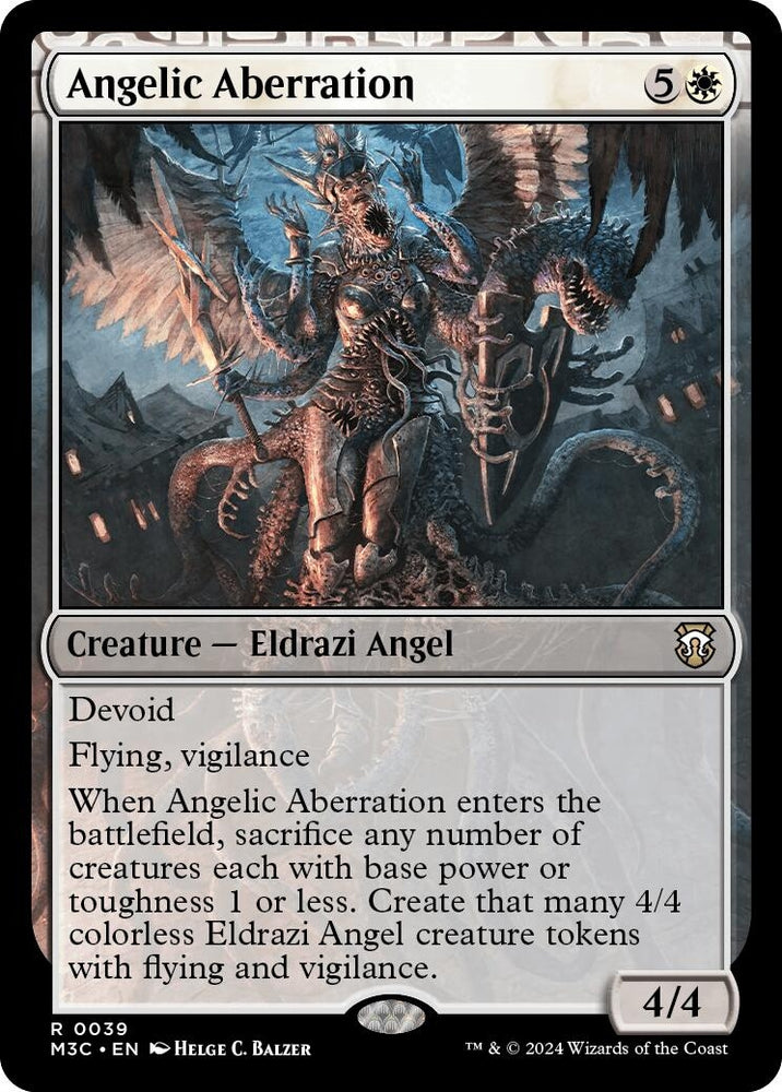 Image for Angelic Aberration (Ripple Foil) (39) [Commander: Modern Horizons 3]