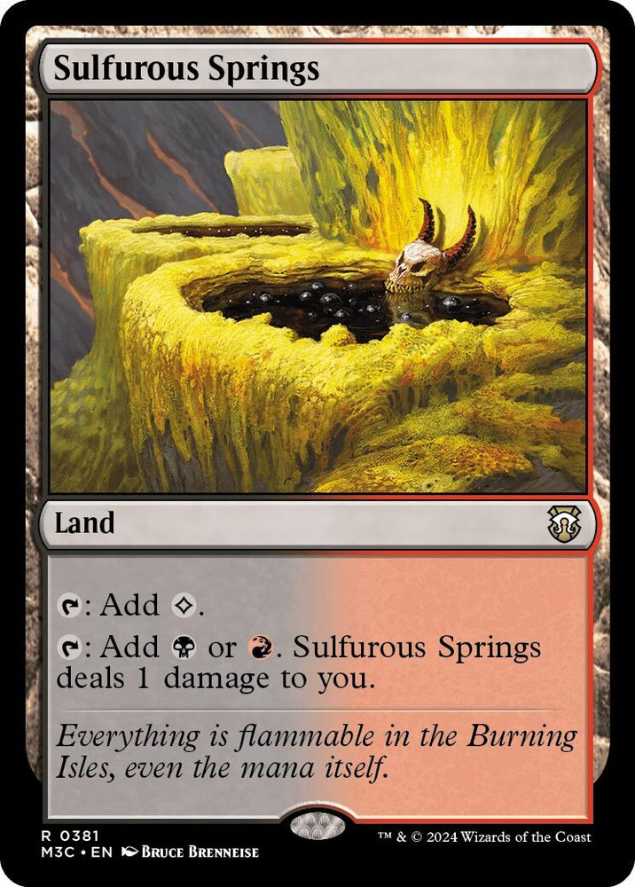 Image for Sulfurous Springs (Ripple Foil) (381) [Commander: Modern Horizons 3]