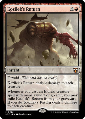 Image for Kozilek's Return (Ripple Foil) (214) [Commander: Modern Horizons 3]