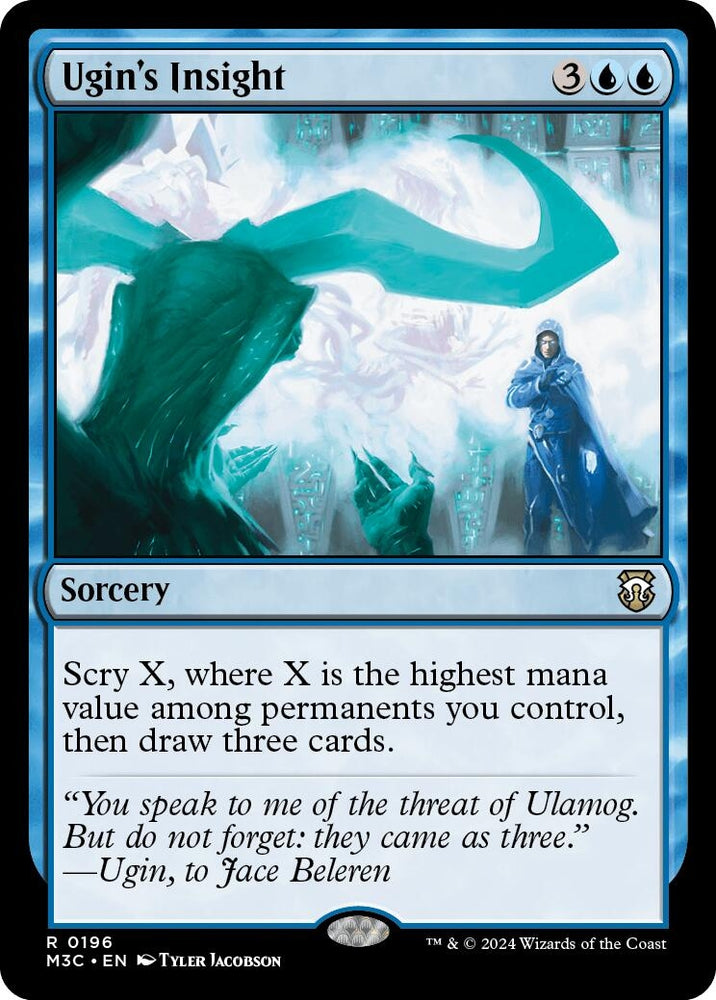 Image for Ugin's Insight (Ripple Foil) (196) [Commander: Modern Horizons 3]
