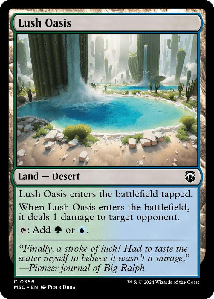 Image for Lush Oasis (Ripple Foil) (356) [Commander: Modern Horizons 3]