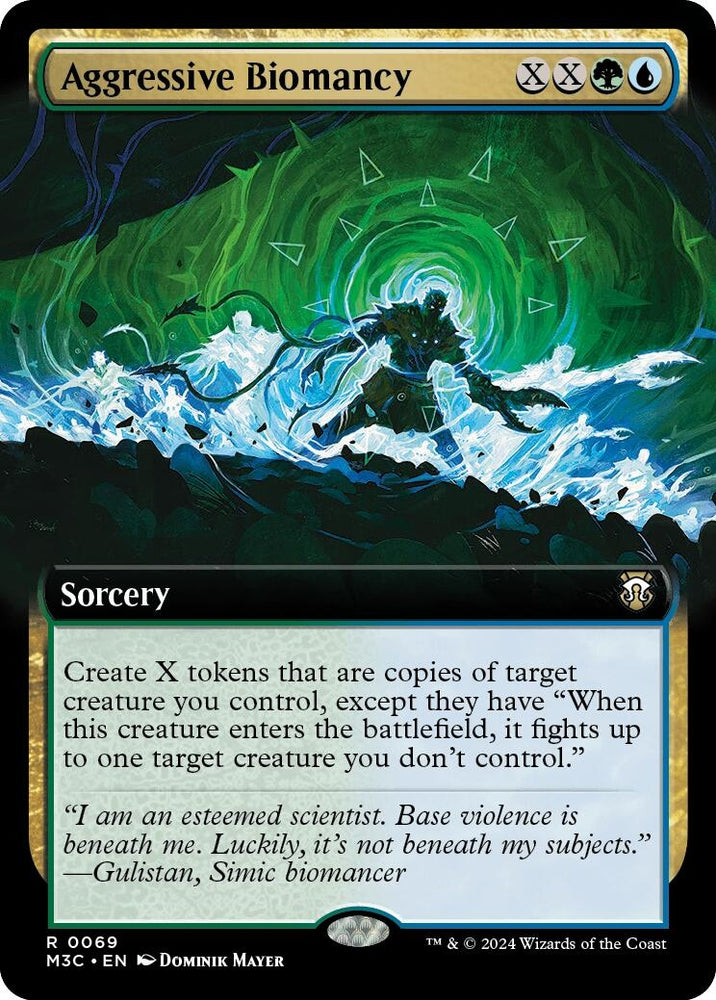 Image for Aggressive Biomancy (Extended Art) (69) [Commander: Modern Horizons 3]