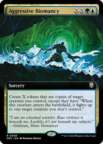 Image for Aggressive Biomancy (Extended Art) (69) [Commander: Modern Horizons 3]