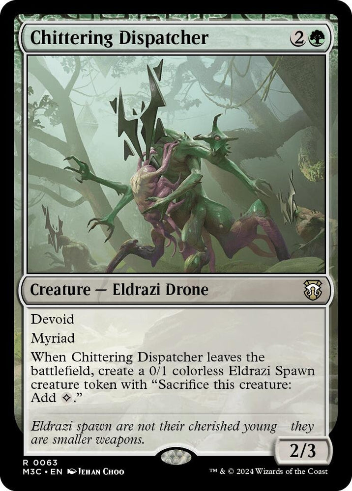 Image for Chittering Dispatcher (Ripple Foil) (63) [Commander: Modern Horizons 3]