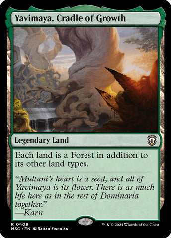 Image for Yavimaya, Cradle of Growth (Ripple Foil) (409) [Commander: Modern Horizons 3]