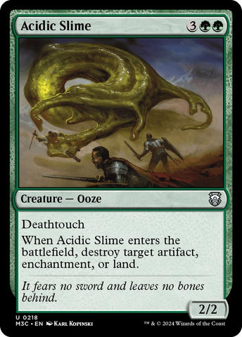 Image for Acidic Slime (Ripple Foil) (218) [Commander: Modern Horizons 3]