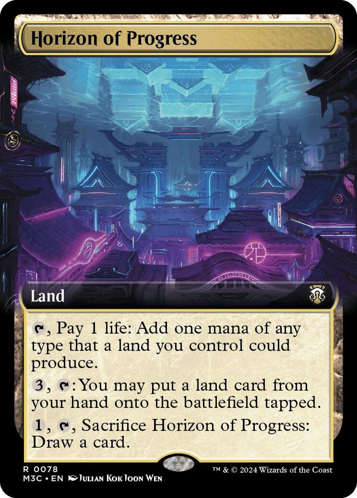 Image for Horizon of Progress (Extended Art) (78) [Commander: Modern Horizons 3]