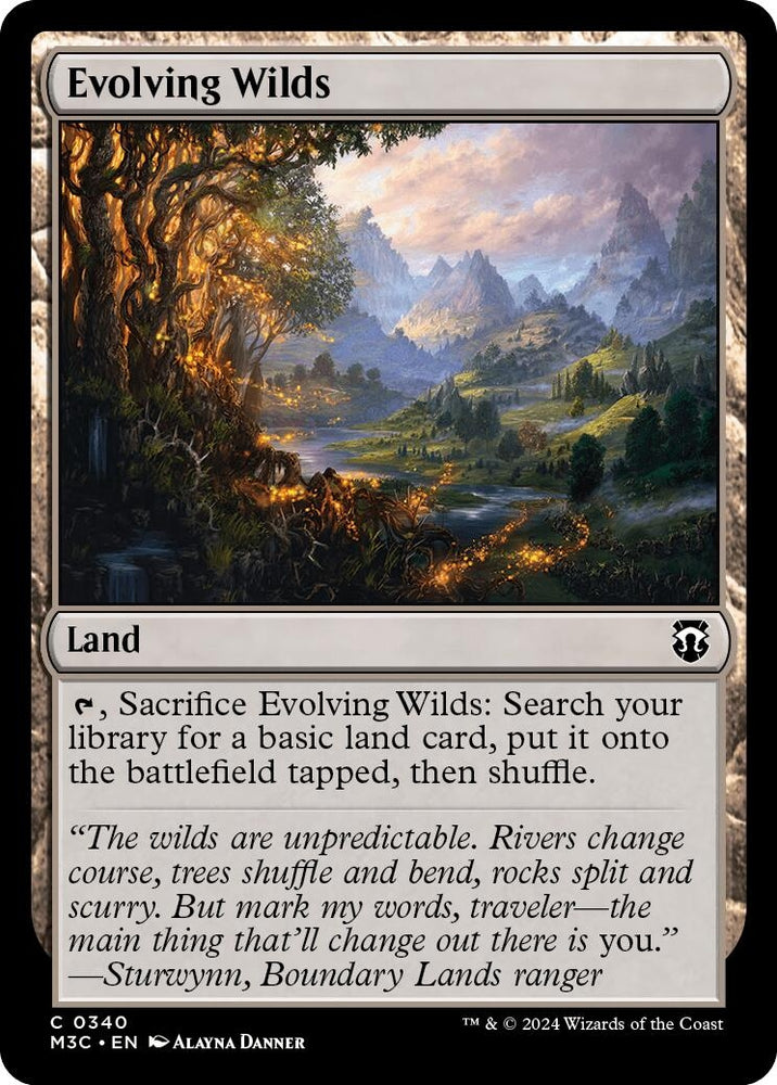 Image for Evolving Wilds (340) [Commander: Modern Horizons 3]