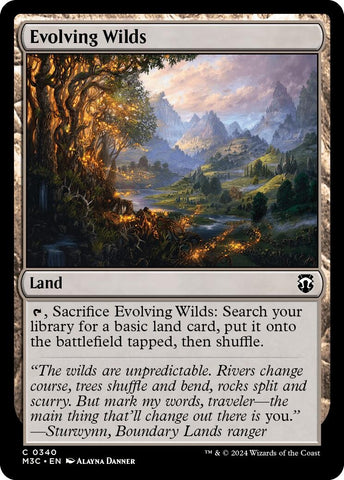 Image for Evolving Wilds (340) [Commander: Modern Horizons 3]