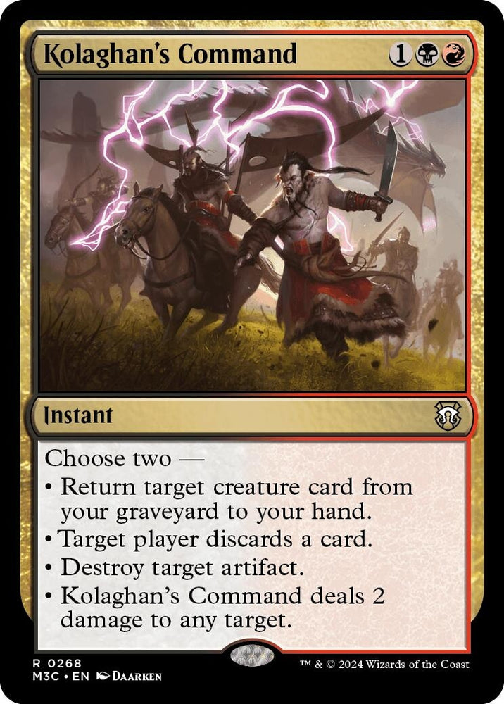 Image for Kolaghan's Command (268) [Commander: Modern Horizons 3]