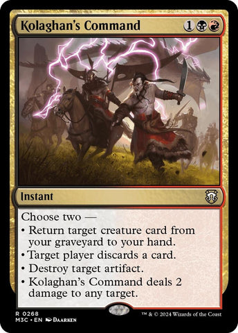 Image for Kolaghan's Command (268) [Commander: Modern Horizons 3]