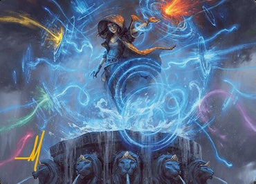 Image for Flusterstorm Art Card (Gold-Stamped Signature) (54) [Art Series: Modern Horizons 3]