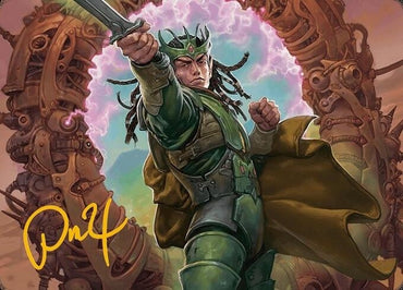 Image for Eladamri, Korvecdal Art Card (Gold-Stamped Signature) (9) [Art Series: Modern Horizons 3]