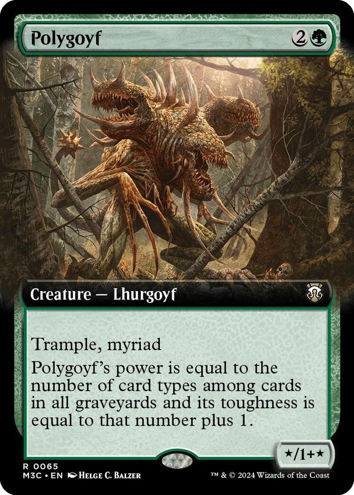 Image for Polygoyf (Extended Art) (65) [Commander: Modern Horizons 3]