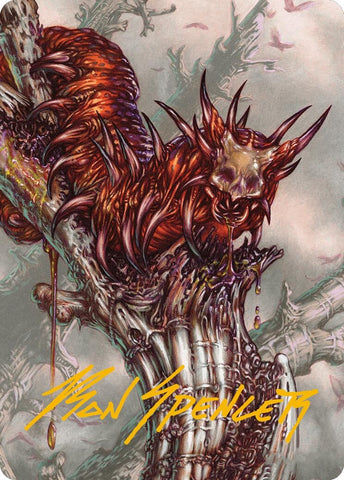 Image for Grist, Voracious Larva Art Card (Gold-Stamped Signature) (53) [Art Series: Modern Horizons 3]