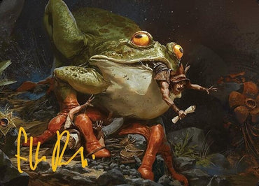 Image for Rampant Frogantua Art Card (Gold-Stamped Signature) (32) [Art Series: Modern Horizons 3]