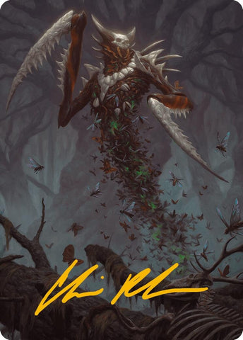 Image for Grist, the Plague Swarm Art Card (Gold-Stamped Signature) (18) [Art Series: Modern Horizons 3]
