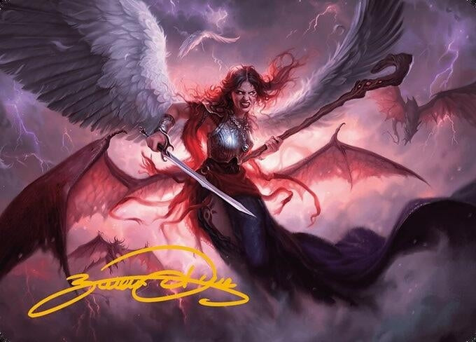Image for Kaalia of the Vast Art Card (Gold-Stamped Signature) (22) [Art Series: Modern Horizons 3]
