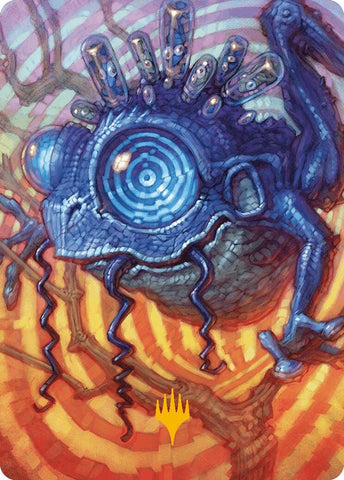 Image for Psychic Frog Art Card (Gold-Stamped Planeswalker Symbol) (41) [Art Series: Modern Horizons 3]