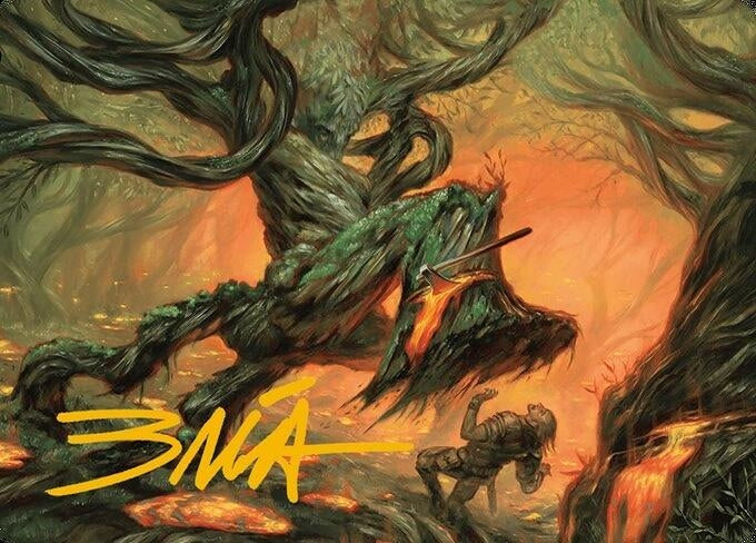Image for Stump Stomp Art Card (Gold-Stamped Signature) (20) [Art Series: Modern Horizons 3]