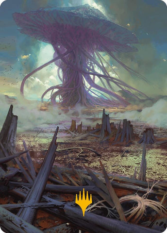 Image for Swamp Art Card (Gold-Stamped Planeswalker Symbol) (24) [Art Series: Modern Horizons 3]